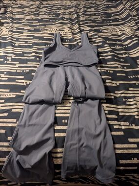 Gray Women's Activewear  Pants Set